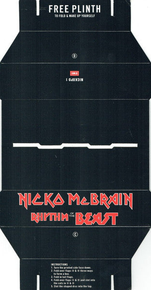 Nicko McBrain : Rhythm Of The Beast (10", Shape, Pic)