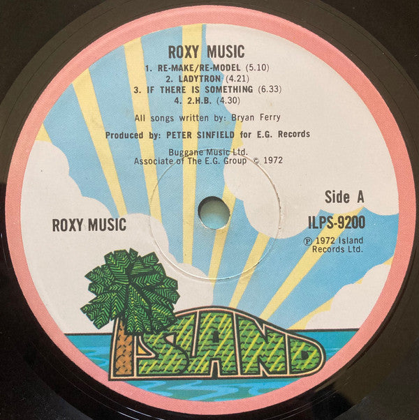 Roxy Music : Roxy Music (LP, Album, Gat)
