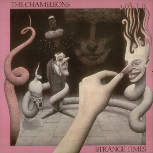 The Chameleons : Strange Times (LP, Album, Pin)