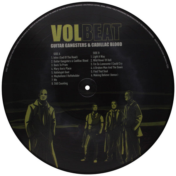 Volbeat : Guitar Gangsters & Cadillac Blood (LP, Album, Ltd, Pic, RE)