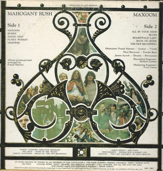Mahogany Rush : Maxoom (LP, Album, RP)