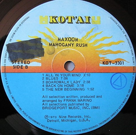 Mahogany Rush : Maxoom (LP, Album, RP)