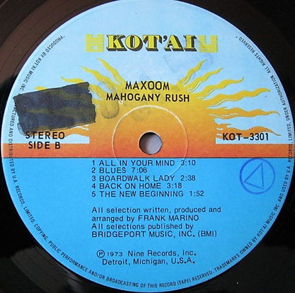 Mahogany Rush : Maxoom (LP, Album, RP)