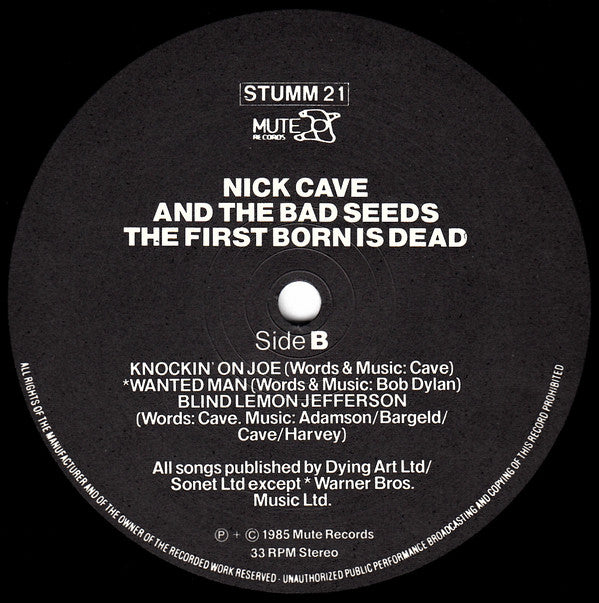 Nick Cave And The Bad Seeds* : The Firstborn Is Dead (LP, Album)