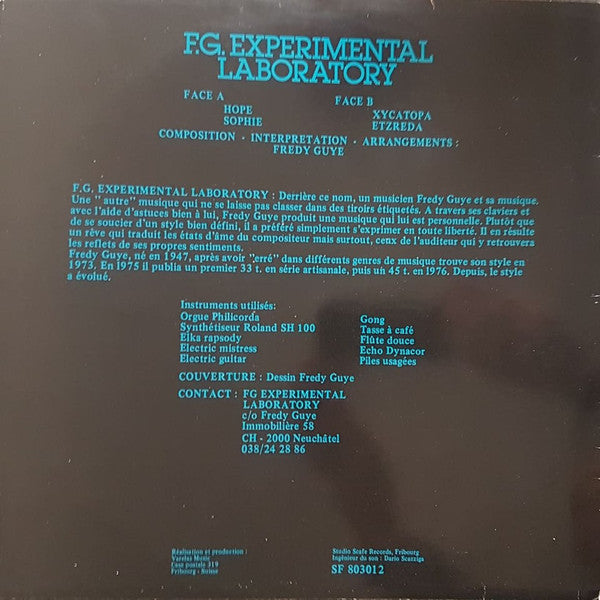 F.G. Experimental Laboratory : Hope (LP, Album)