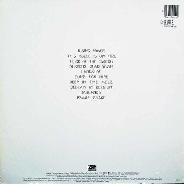 AC/DC : Flick Of The Switch (LP, Album)