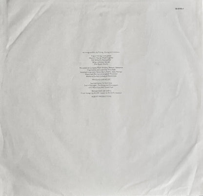 AC/DC : Flick Of The Switch (LP, Album)