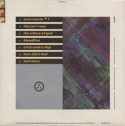 Ultra Vivid Scene : Ultra Vivid Scene (LP, Album, Emb)