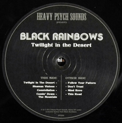 Black Rainbows : Twilight In The Desert (LP, Album, Ltd, 180)