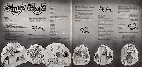 Gentle Giant : Three Friends (LP, Album, M/Print)
