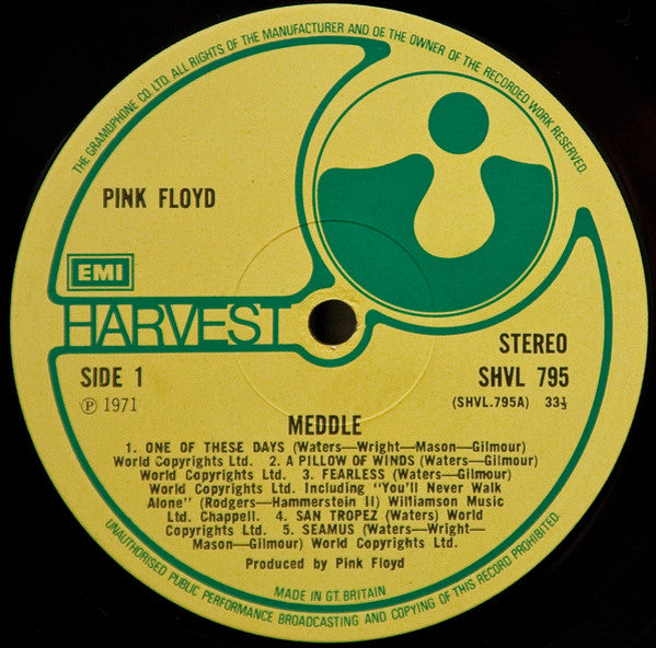 Pink Floyd : Meddle (LP, Album, The)