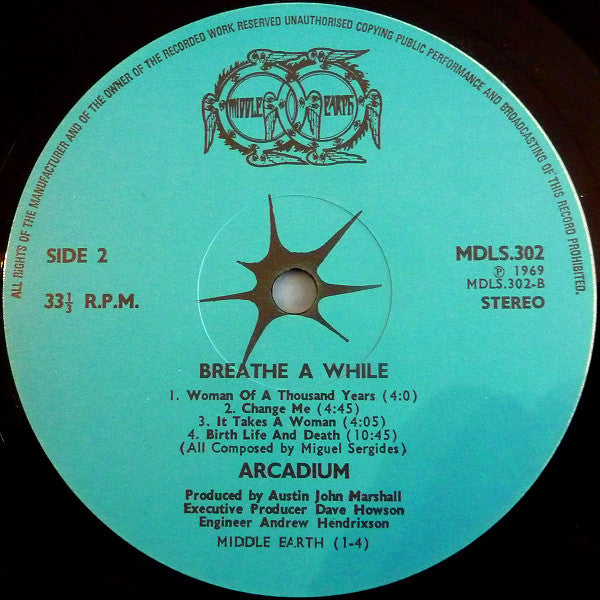 Arcadium (2) : Breathe Awhile (LP, Album, RE, Unofficial)