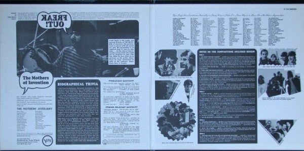 The Mothers Of Invention* : Freak Out! (2xLP, Album, RP, Gat)