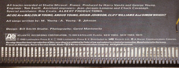 AC/DC : Blow Up Your Video (LP, Album, RP)