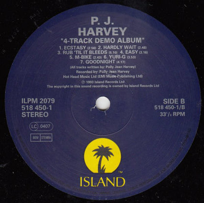 PJ Harvey : 4-Track Demos (LP, Album)