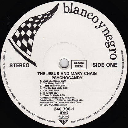 The Jesus And Mary Chain : Psychocandy (LP, Album)