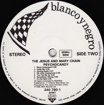 The Jesus And Mary Chain : Psychocandy (LP, Album)
