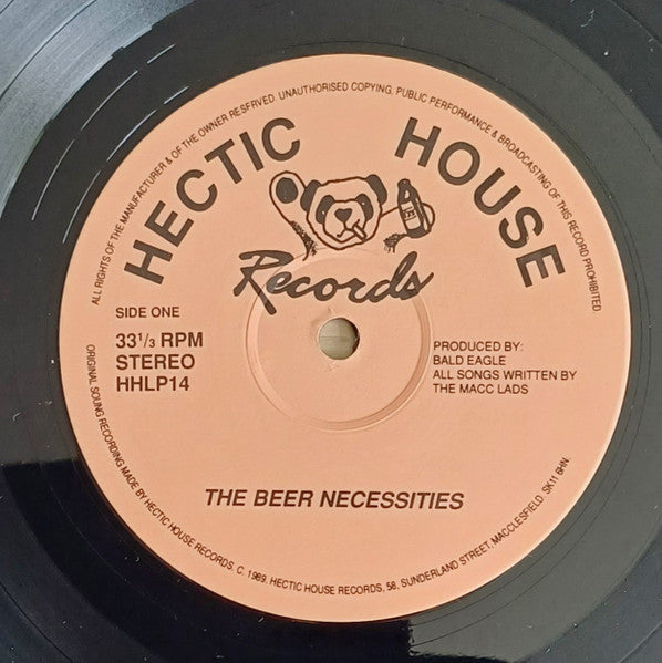 The Macc Lads : The Beer Necessities (LP, Album)