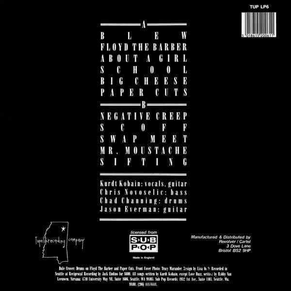 Nirvana : Bleach (LP, Album)