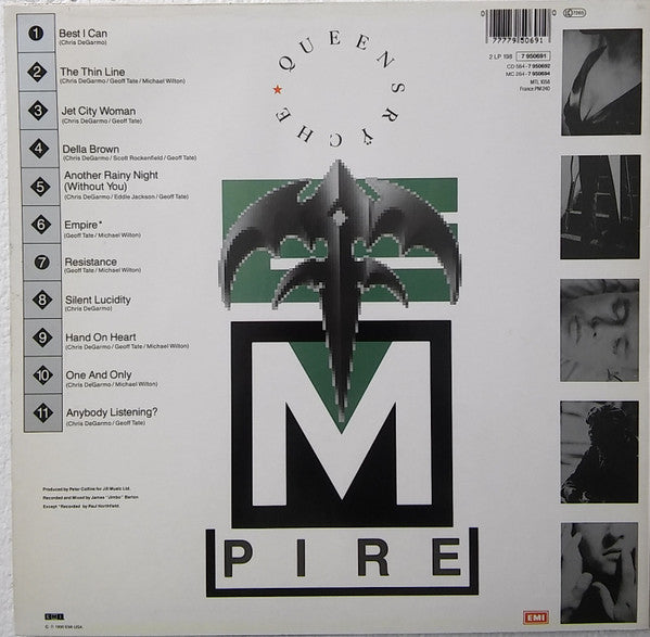 Queensrÿche : Empire (2xLP, Album)