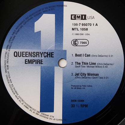 Queensrÿche : Empire (2xLP, Album)