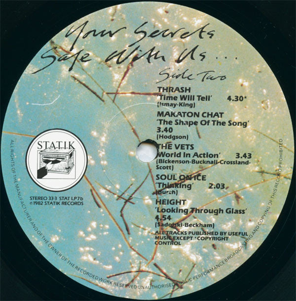 Various : Your Secret's Safe With Us... (2xLP, Comp, Gat)