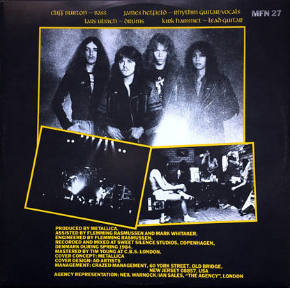 Metallica : Ride The Lightning (LP, Album, RE)