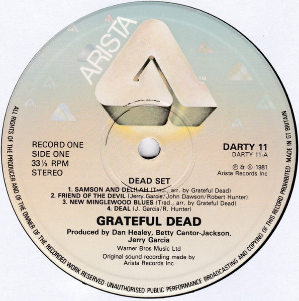 The Grateful Dead : Dead Set (2xLP, Album, Gat)