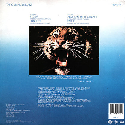Tangerine Dream : Tyger (LP, Album)