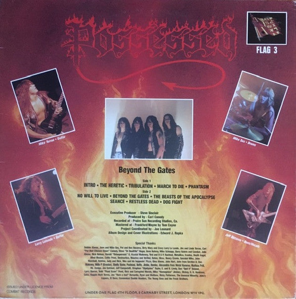 Possessed : Beyond The Gates (LP, Album, Tri)
