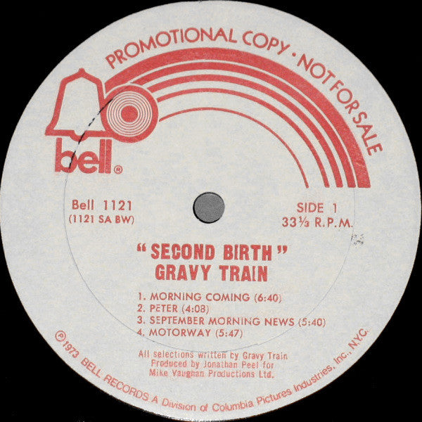 Gravytrain* : Second Birth (LP, Album, Promo)
