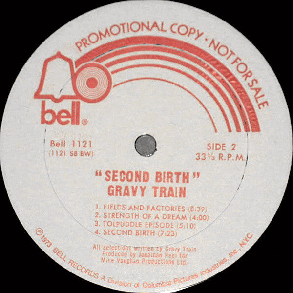 Gravytrain* : Second Birth (LP, Album, Promo)