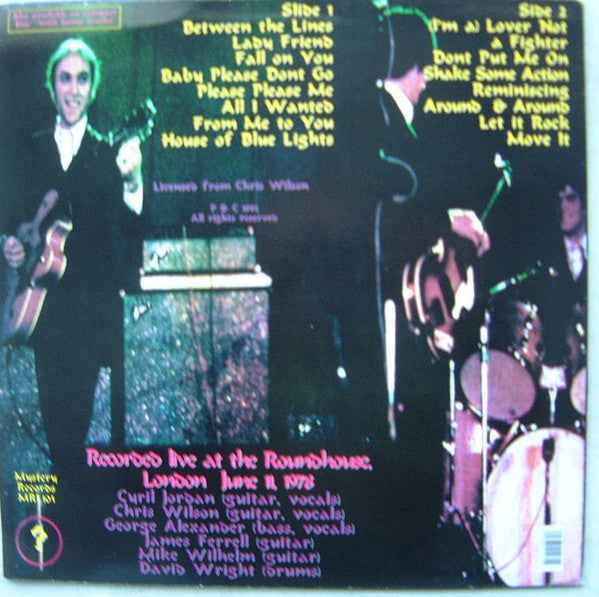 Flamin' Groovies* : Rockin' At The Roundhouse (LP, Album)