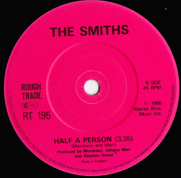 The Smiths : Shoplifters Of The World Unite (7", Single, Sol)