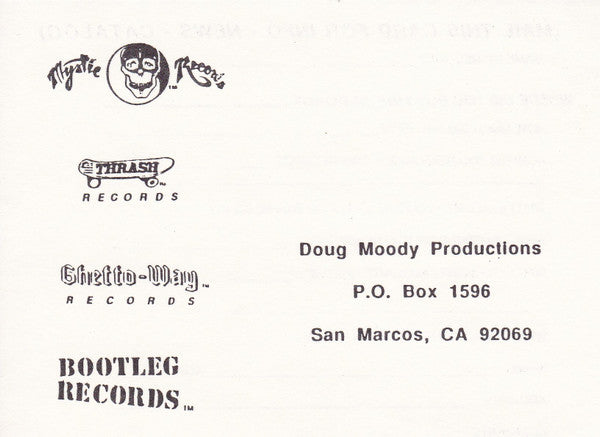 Dr. Know (3) Featuring Brandon Cruz : The Original Group (LP)