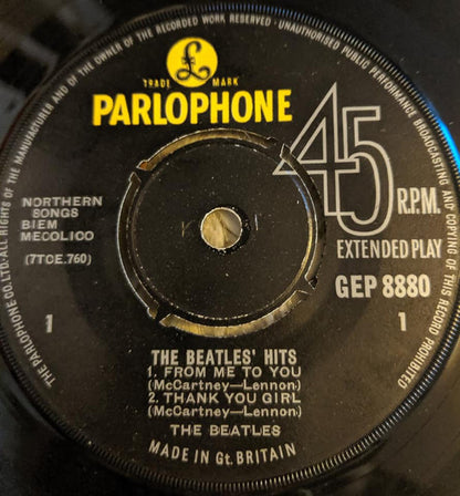 The Beatles : The Beatles' Hits (7", EP)