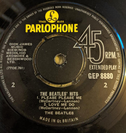 The Beatles : The Beatles' Hits (7", EP)