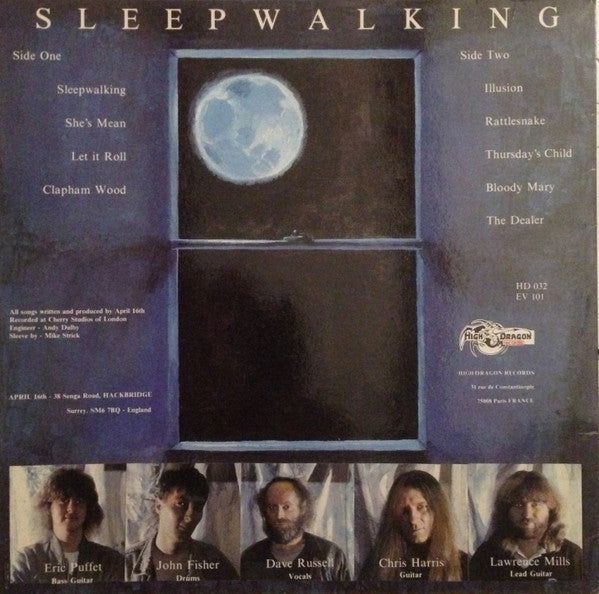 April 16th : Sleepwalking (LP, Album)