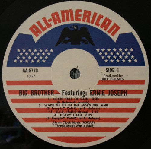 Big Brother (16) Feat. Ernie Orosco : Confusion (LP, Album)