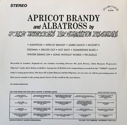 John Bunyan's Progressive Pilgrims : Apricot Brandy & Albatross (LP, RP)