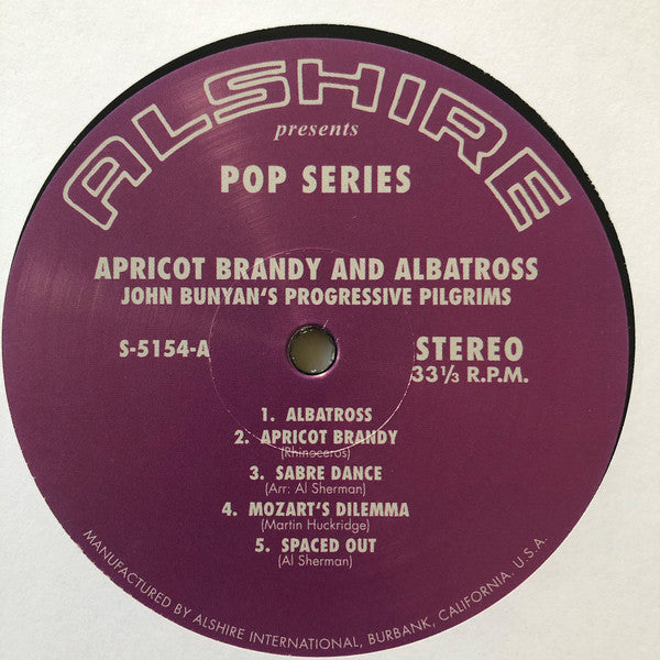John Bunyan's Progressive Pilgrims : Apricot Brandy & Albatross (LP, RP)