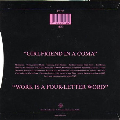 The Smiths : Girlfriend In A Coma (7", Single, EMI)