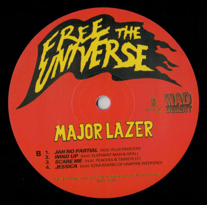 Major Lazer : Free The Universe (2xLP, Album + CD, Album)