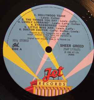 Girl (2) : Sheer Greed  (LP, Album)