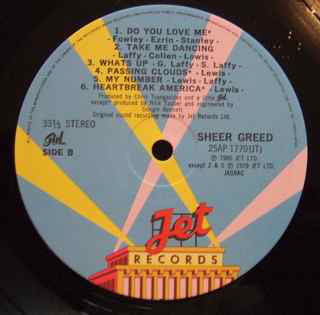 Girl (2) : Sheer Greed  (LP, Album)