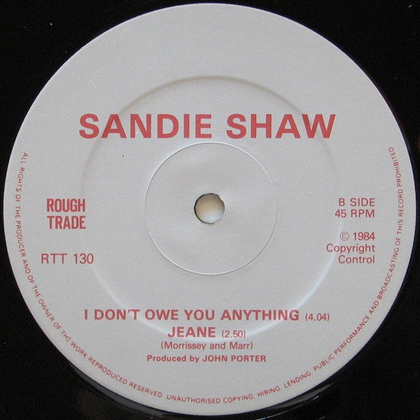 Sandie Shaw : Hand In Glove (12", Single)