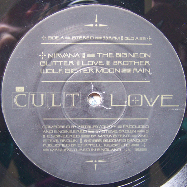 The Cult : Love (LP, Album, Gat)