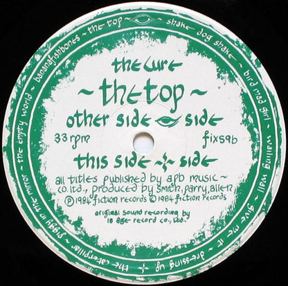 The Cure : The Top (LP, Album, RP, Mon)
