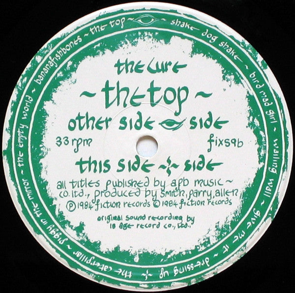 The Cure : The Top (LP, Album, RP, Mon)