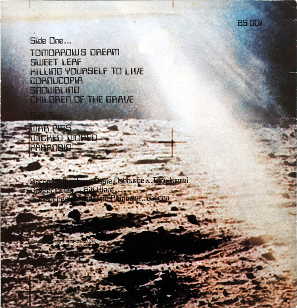Black Sabbath : Live At Last (LP, Album)
